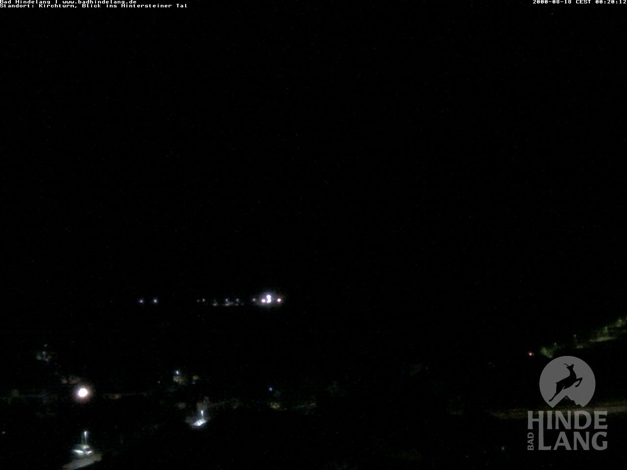 Archiv Foto Webcam Kirchturmblick Richtung Hintersteiner Tal