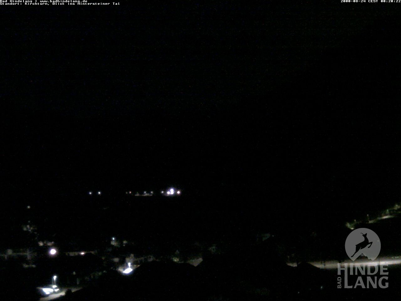 Archiv Foto Webcam Kirchturmblick Richtung Hintersteiner Tal