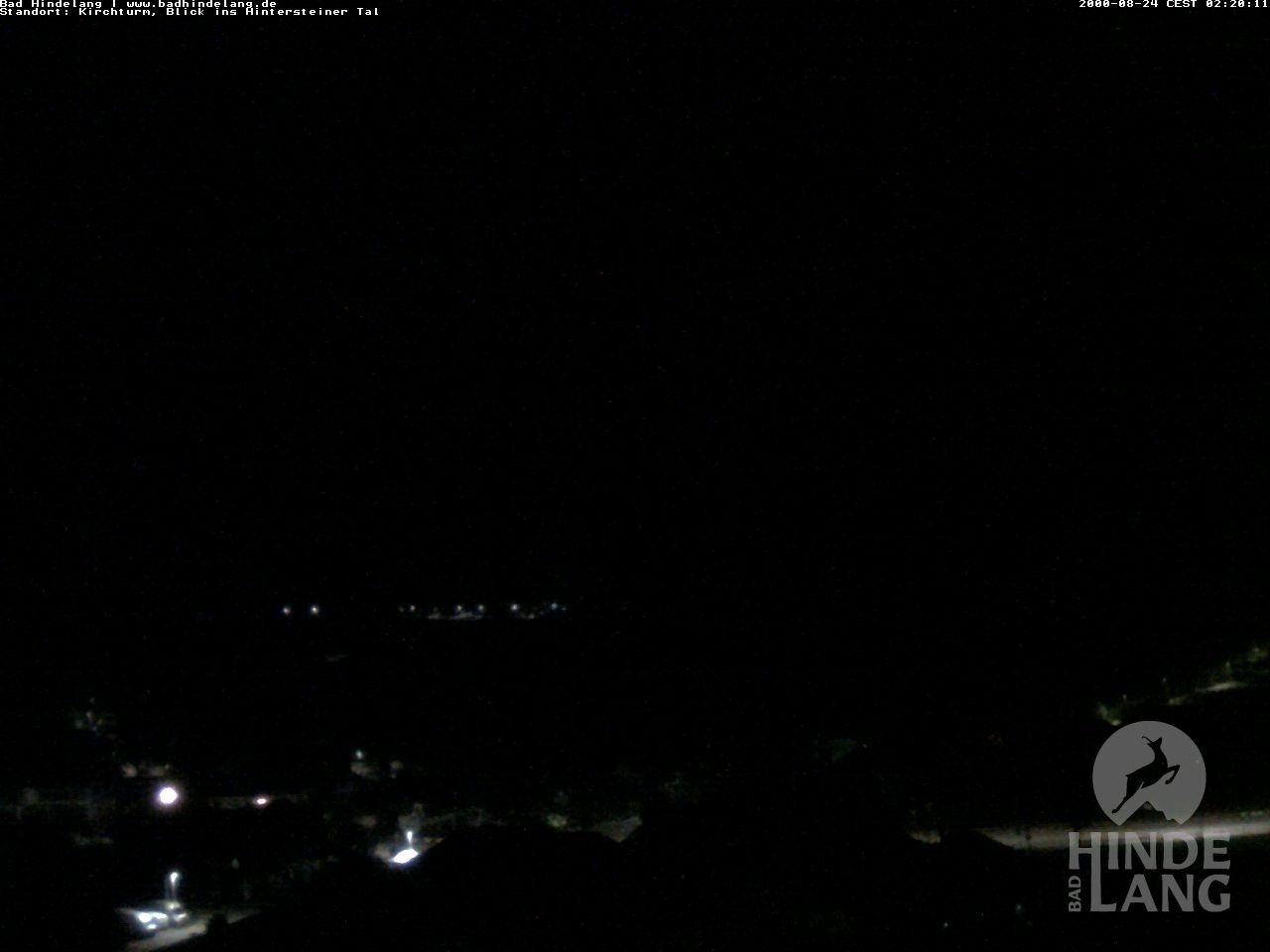 Archiv Foto Webcam Kirchturmblick Richtung Hintersteiner Tal