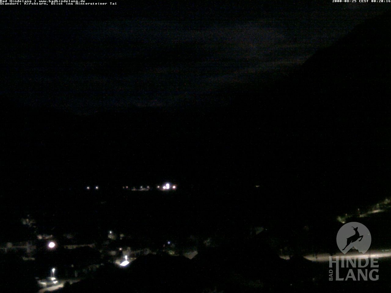 Archived image Webcam View of the church Bad Hindelang
