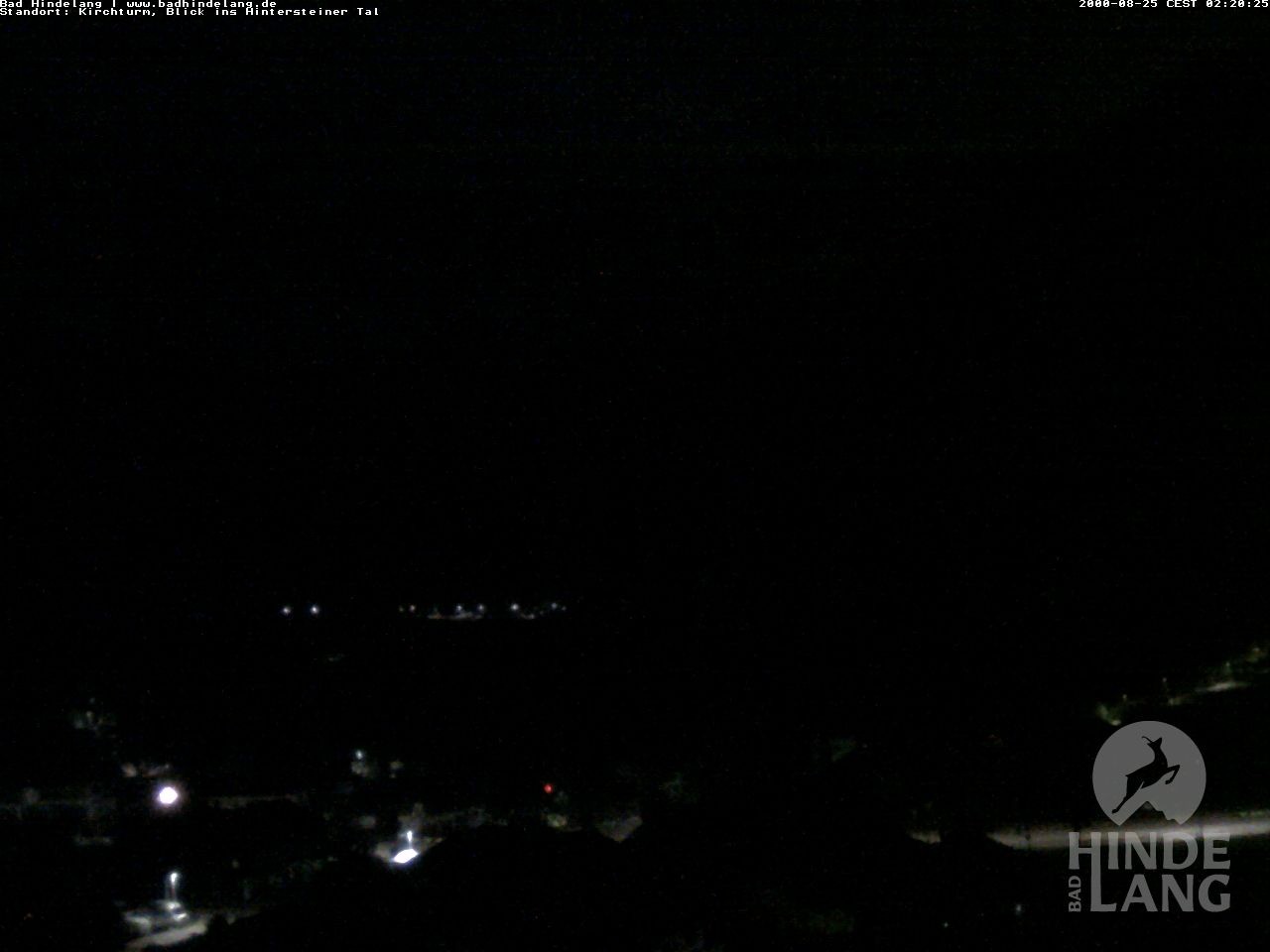Archived image Webcam View of the church Bad Hindelang