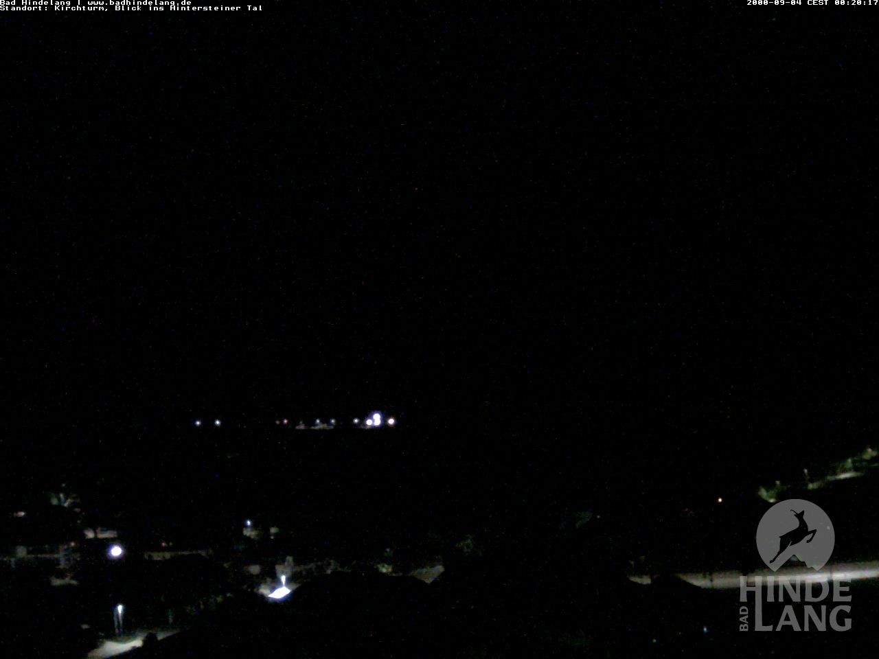 Archiv Foto Webcam Kirchturmblick Richtung Hintersteiner Tal