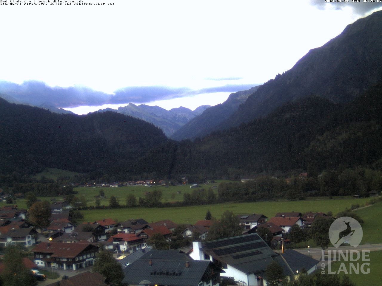 Archiv Foto Webcam Kirchturmblick Richtung Hintersteiner Tal