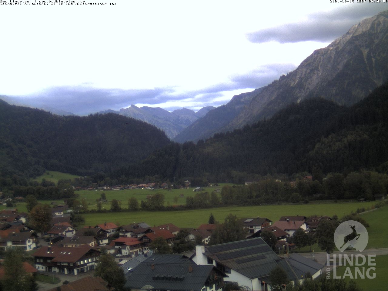 Archiv Foto Webcam Kirchturmblick Richtung Hintersteiner Tal