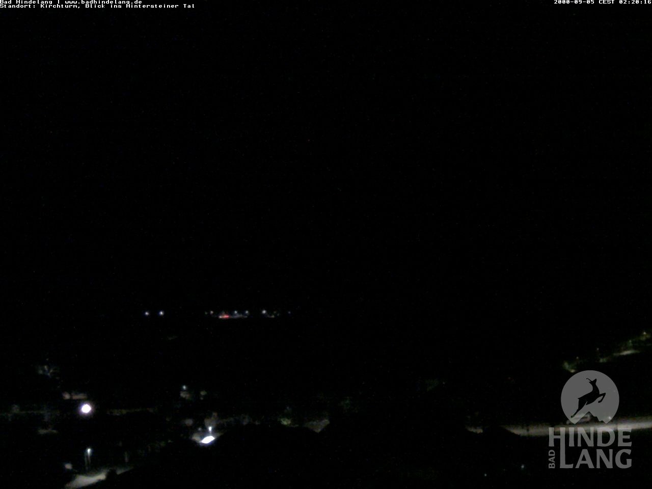 Archiv Foto Webcam Kirchturmblick Richtung Hintersteiner Tal