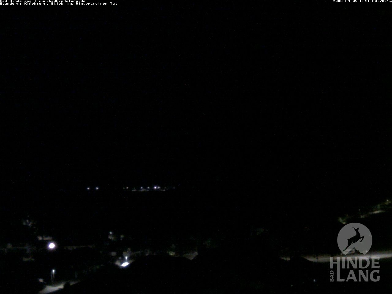 Archiv Foto Webcam Kirchturmblick Richtung Hintersteiner Tal