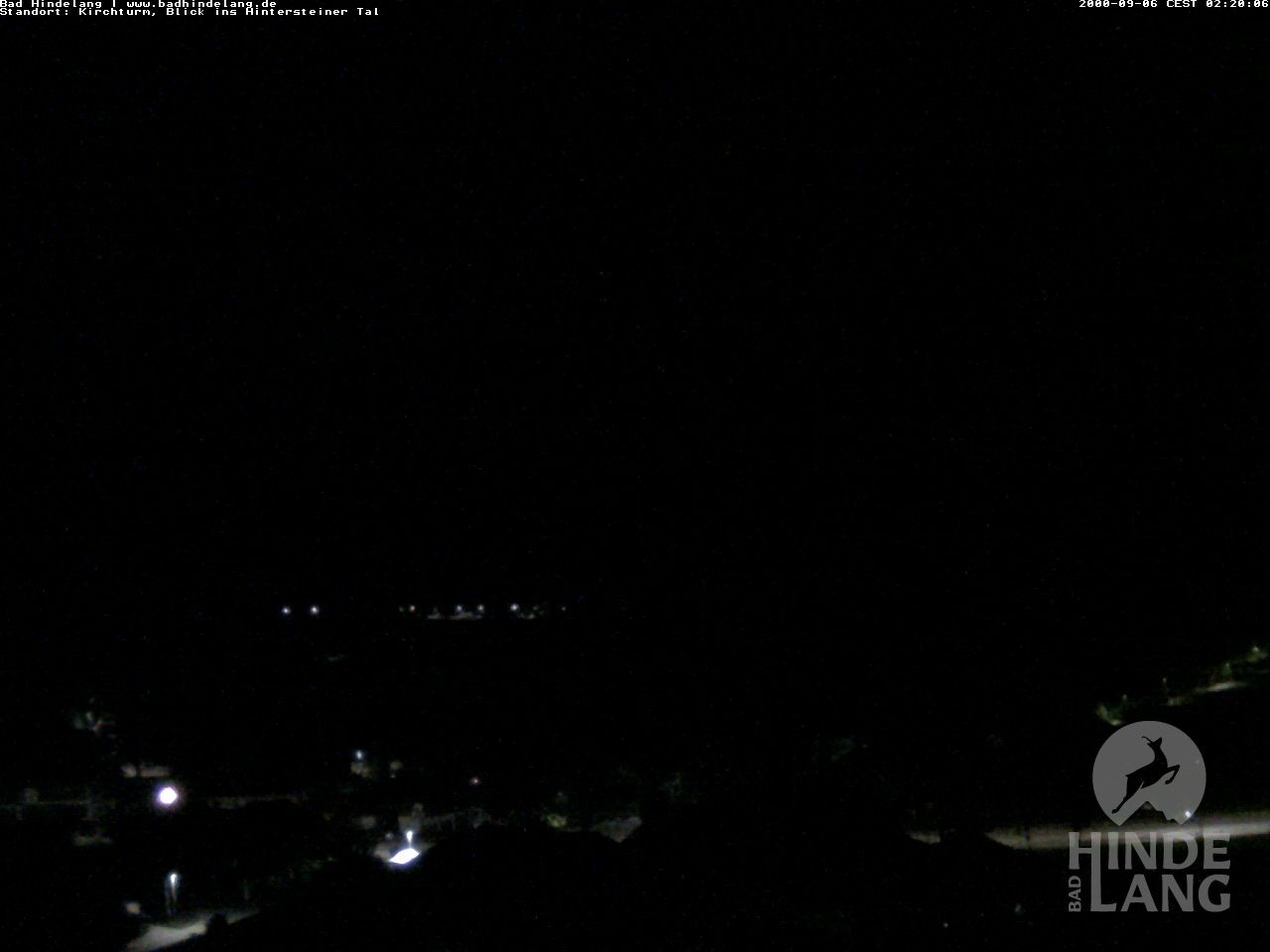 Archiv Foto Webcam Kirchturmblick Richtung Hintersteiner Tal