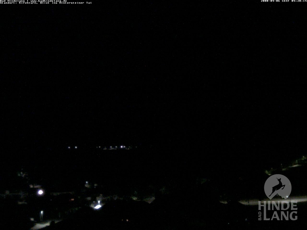 Archiv Foto Webcam Kirchturmblick Richtung Hintersteiner Tal