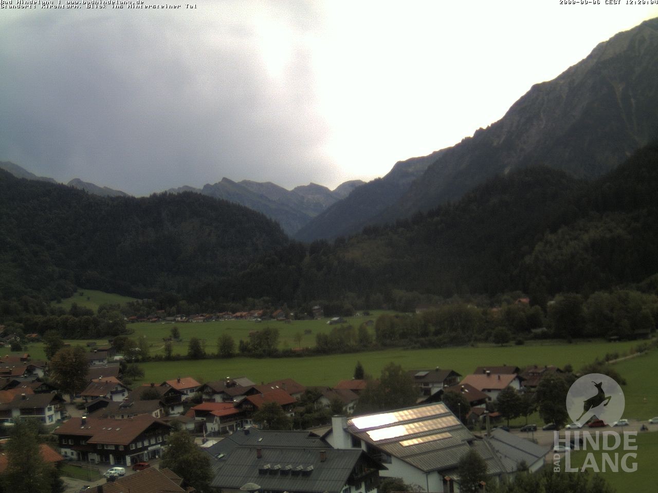 Archiv Foto Webcam Kirchturmblick Richtung Hintersteiner Tal
