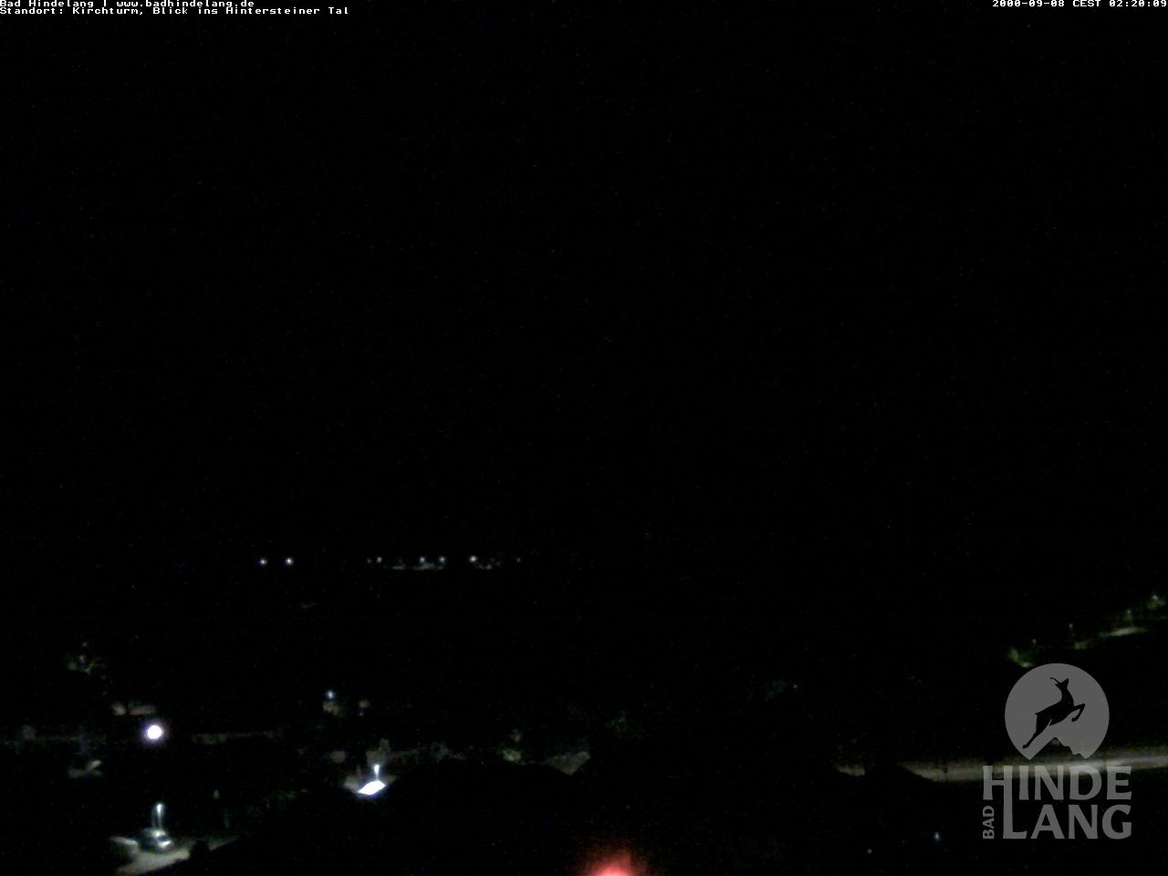 Archiv Foto Webcam Kirchturmblick Richtung Hintersteiner Tal