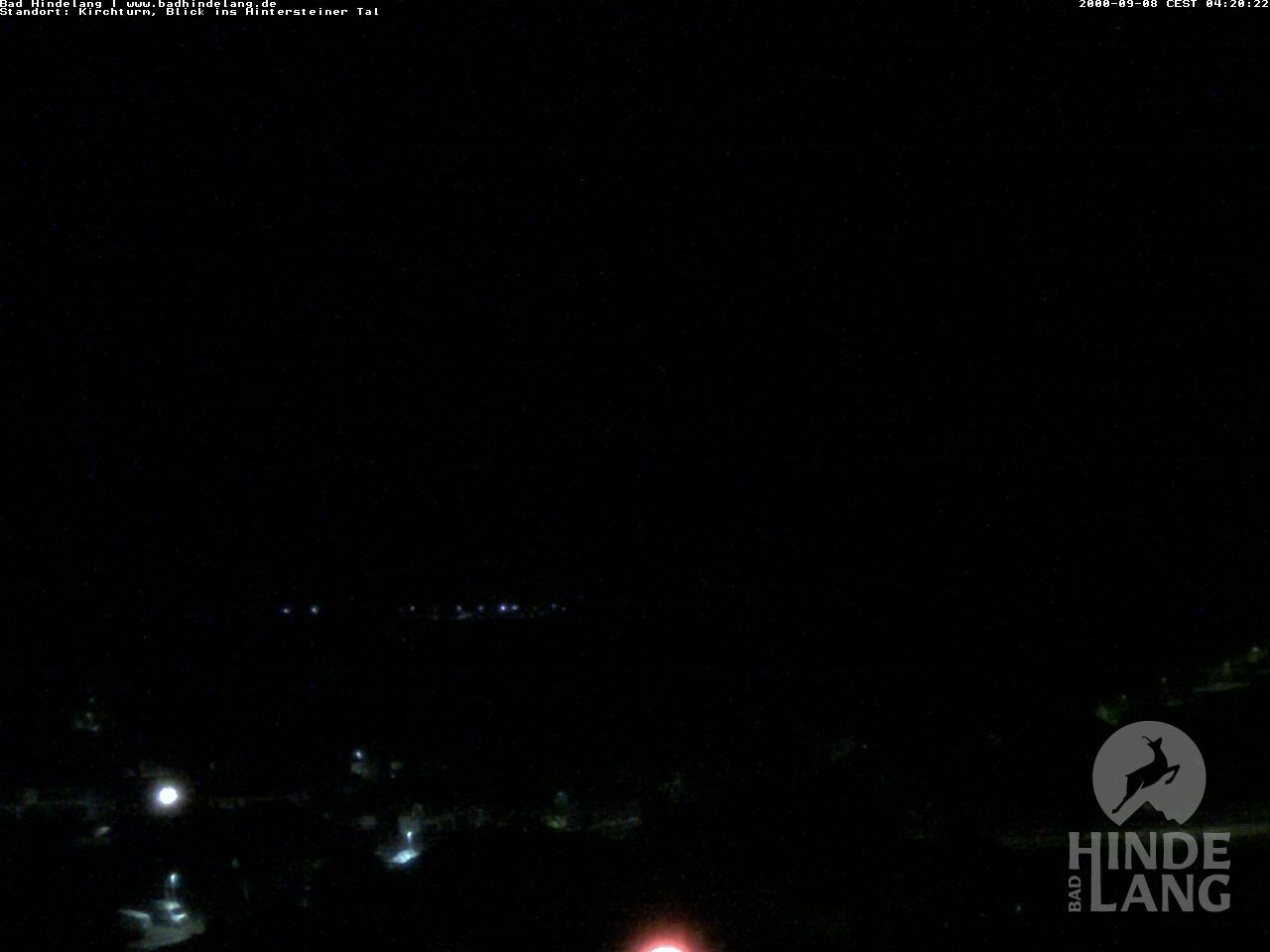 Archiv Foto Webcam Kirchturmblick Richtung Hintersteiner Tal