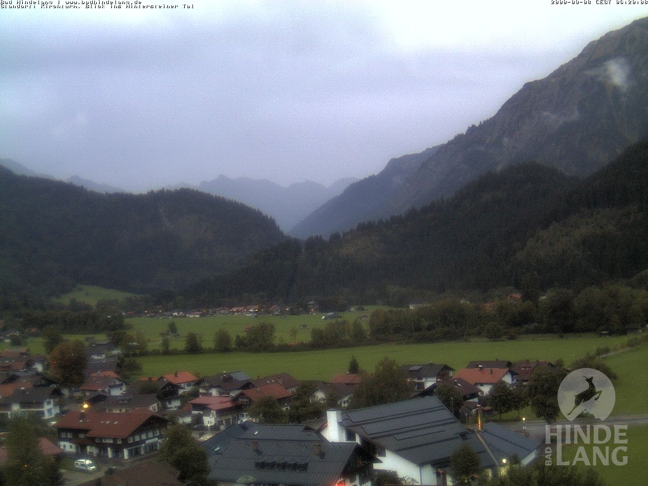 Archiv Foto Webcam Kirchturmblick Richtung Hintersteiner Tal