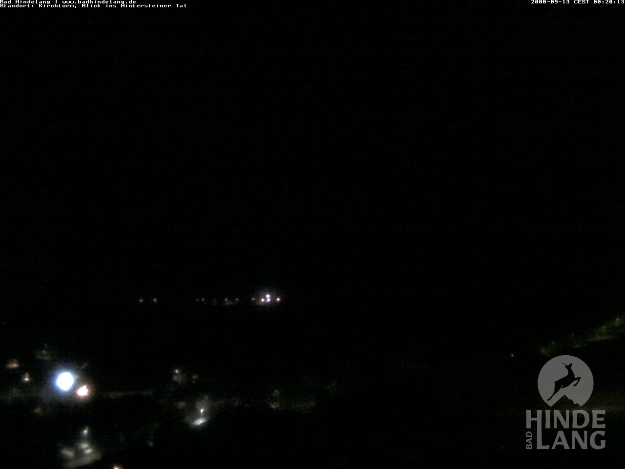Archiv Foto Webcam Kirchturmblick Richtung Hintersteiner Tal