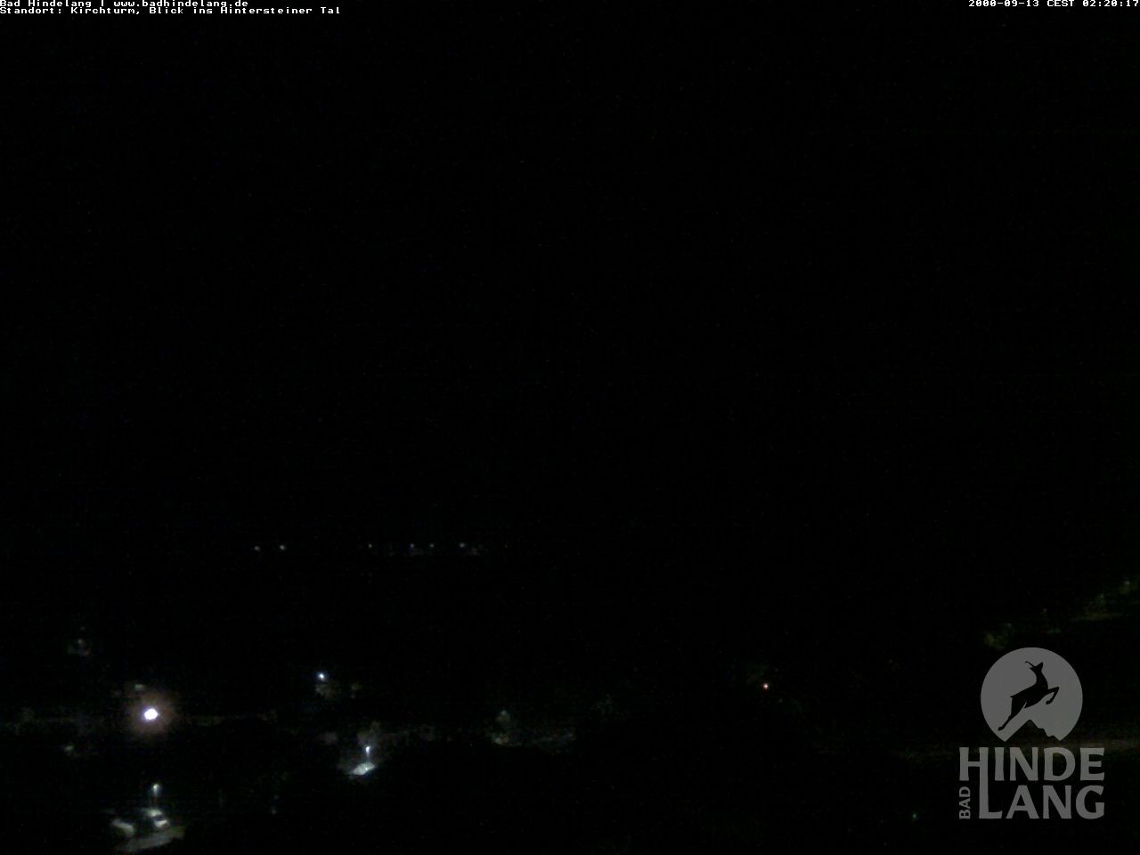 Archiv Foto Webcam Kirchturmblick Richtung Hintersteiner Tal