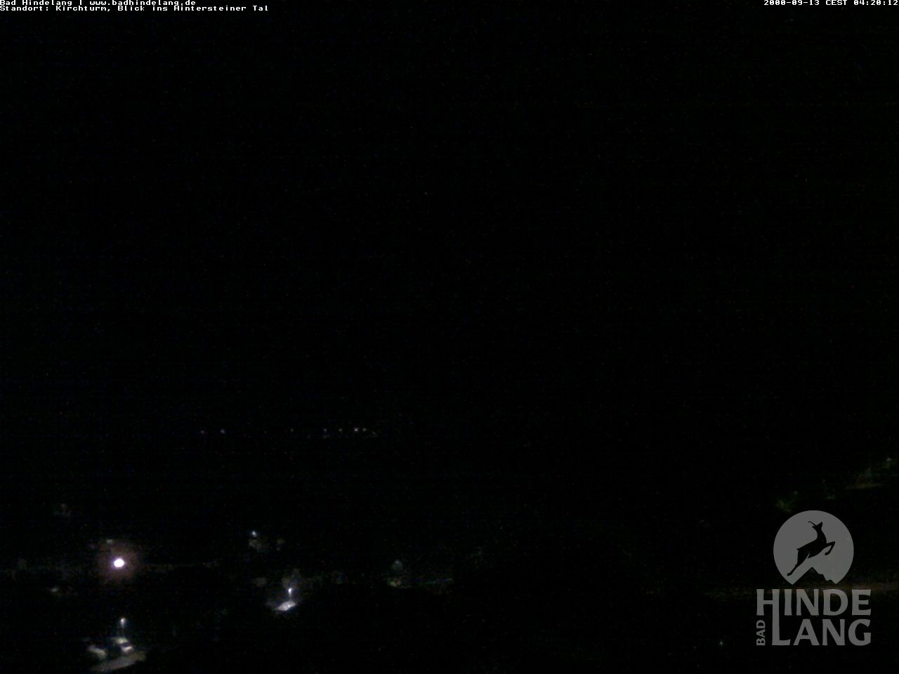 Archiv Foto Webcam Kirchturmblick Richtung Hintersteiner Tal