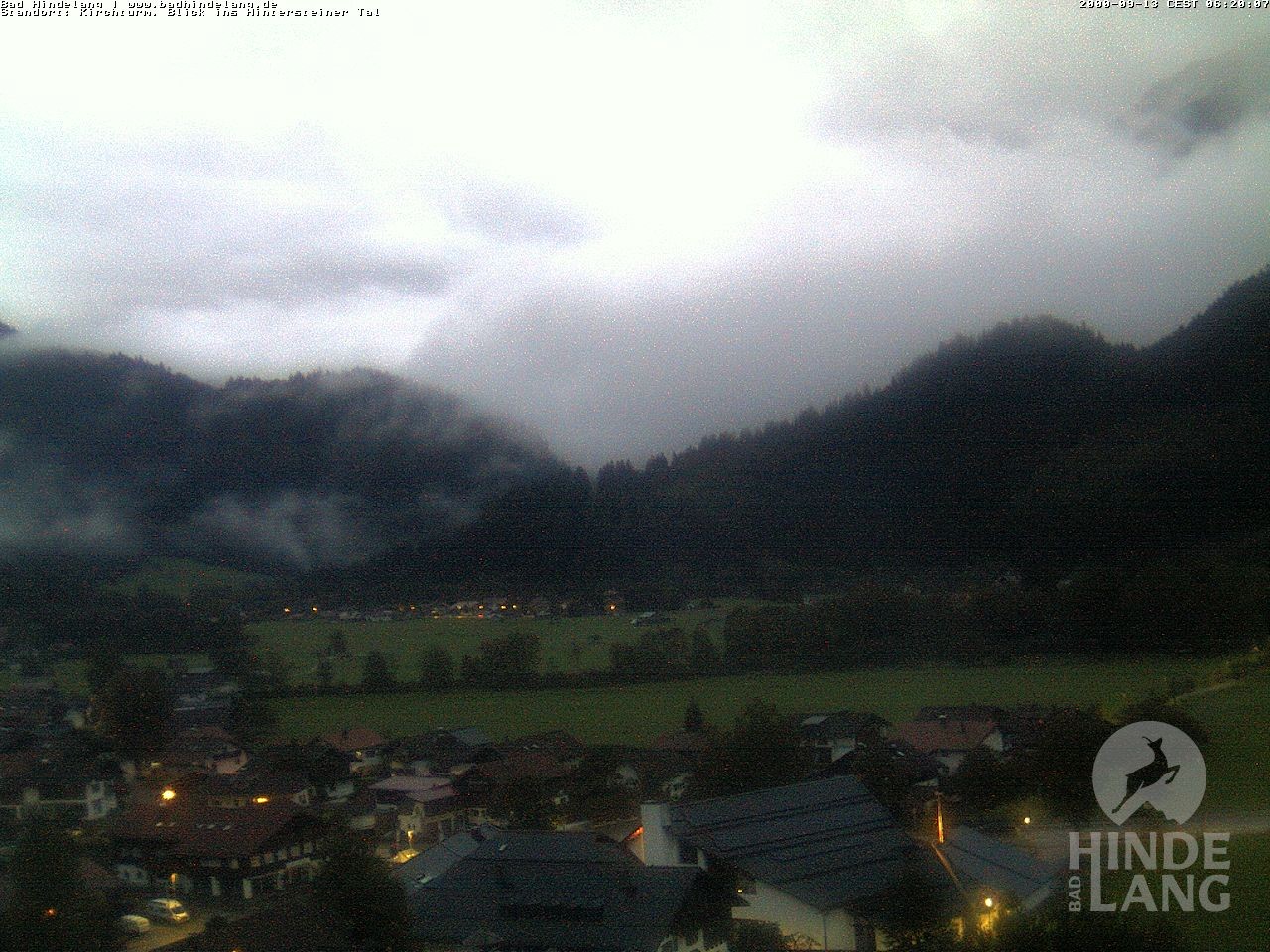 Archiv Foto Webcam Kirchturmblick Richtung Hintersteiner Tal