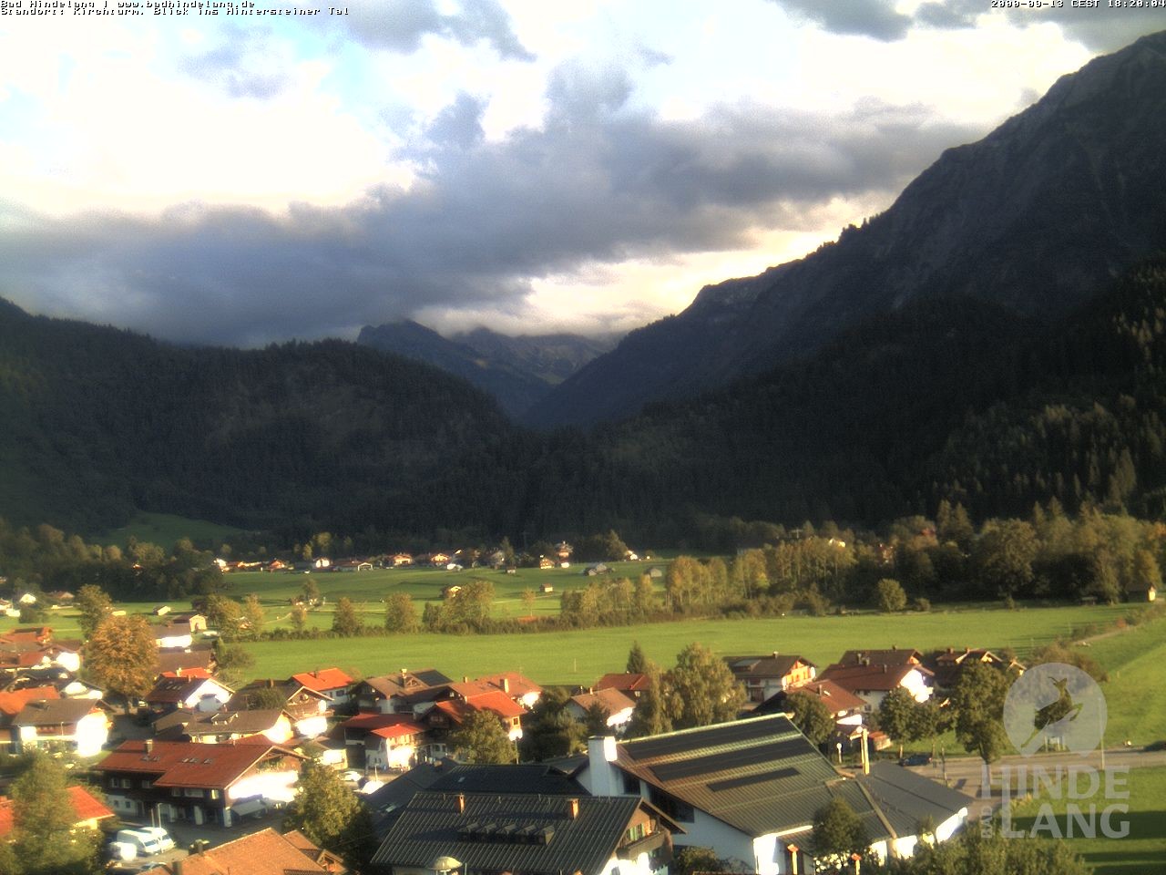 Archiv Foto Webcam Kirchturmblick Richtung Hintersteiner Tal