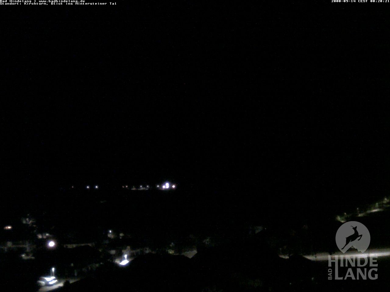 Archiv Foto Webcam Kirchturmblick Richtung Hintersteiner Tal