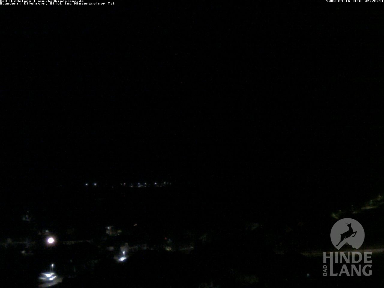 Archiv Foto Webcam Kirchturmblick Richtung Hintersteiner Tal