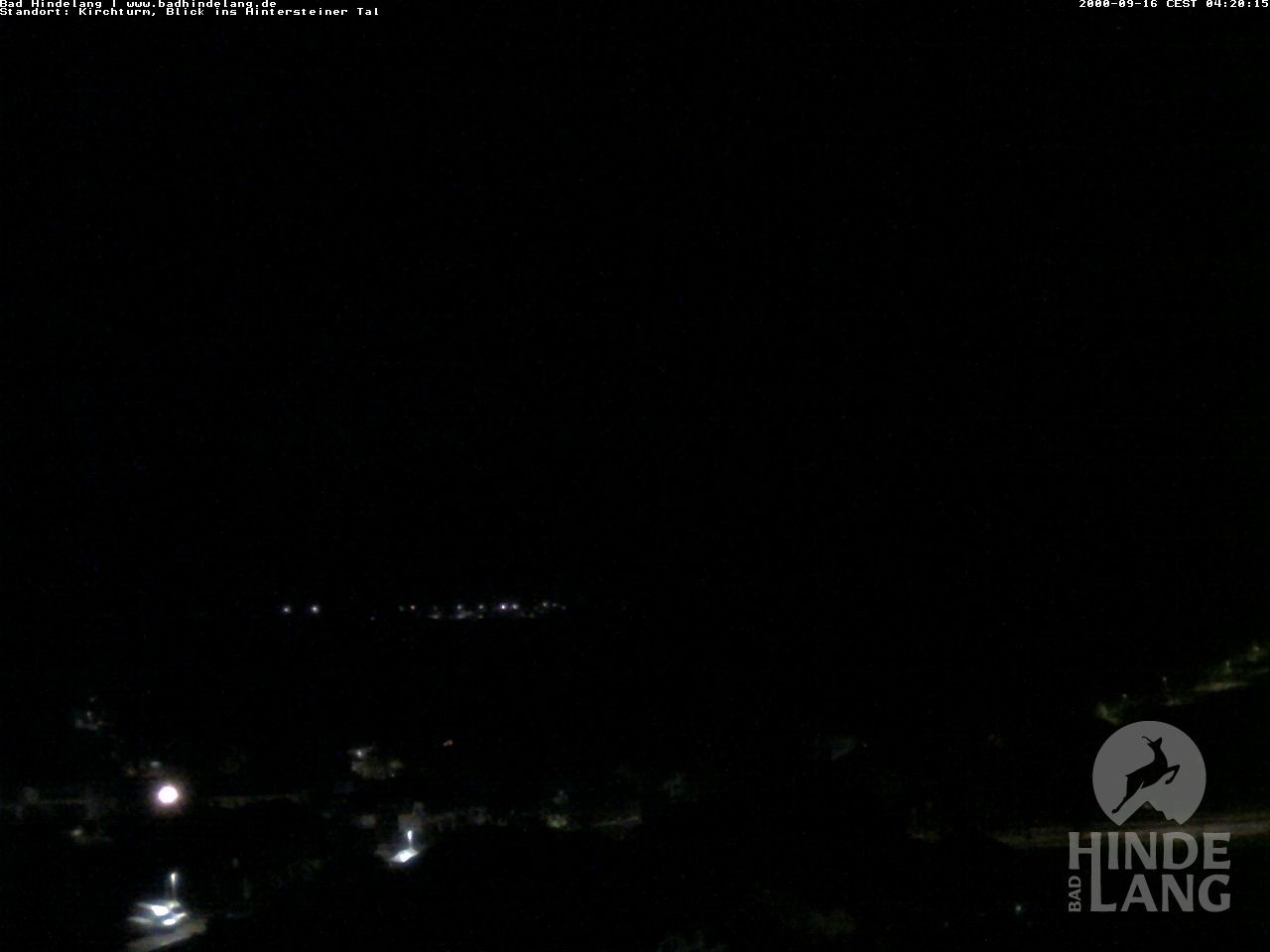 Archiv Foto Webcam Kirchturmblick Richtung Hintersteiner Tal