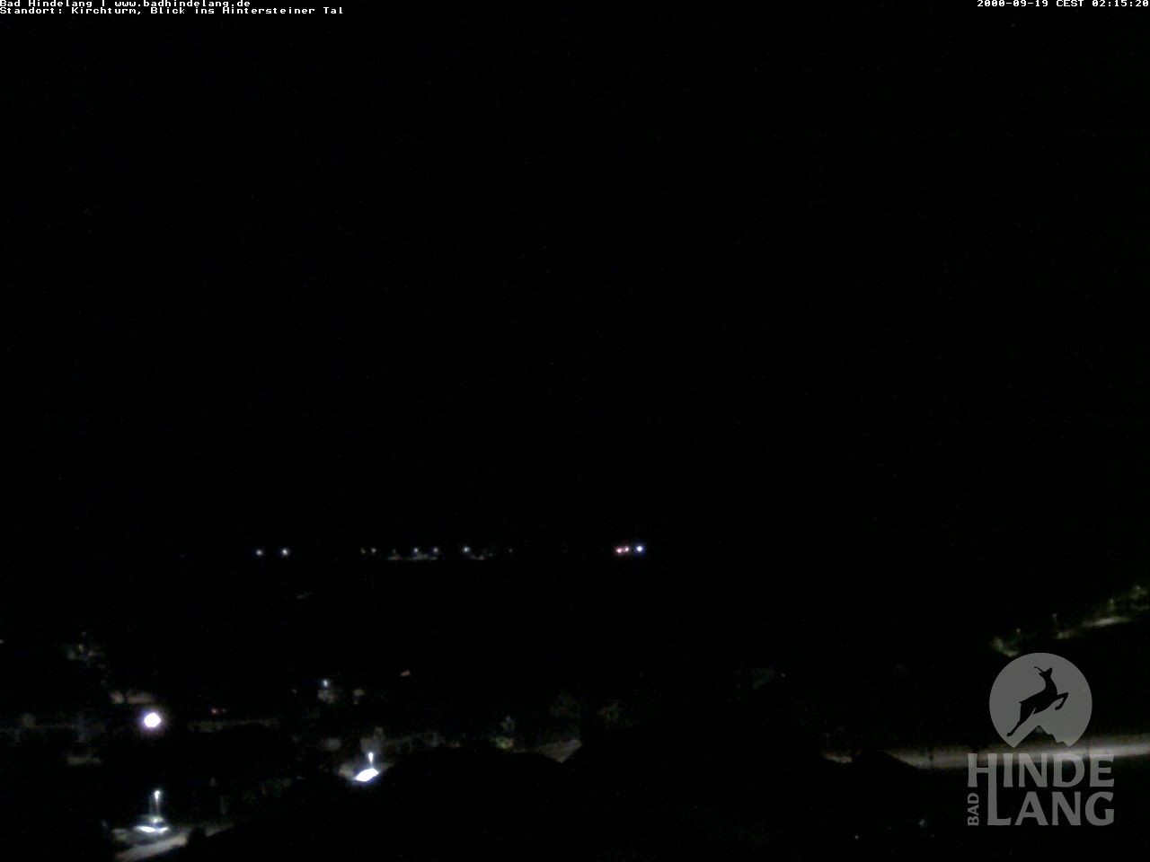Archiv Foto Webcam Kirchturmblick Richtung Hintersteiner Tal
