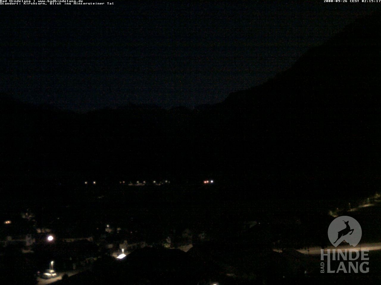 Archived image Webcam View of the church Bad Hindelang