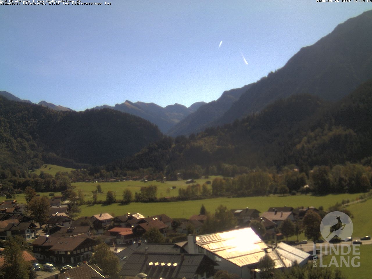 Archived image Webcam View of the church Bad Hindelang