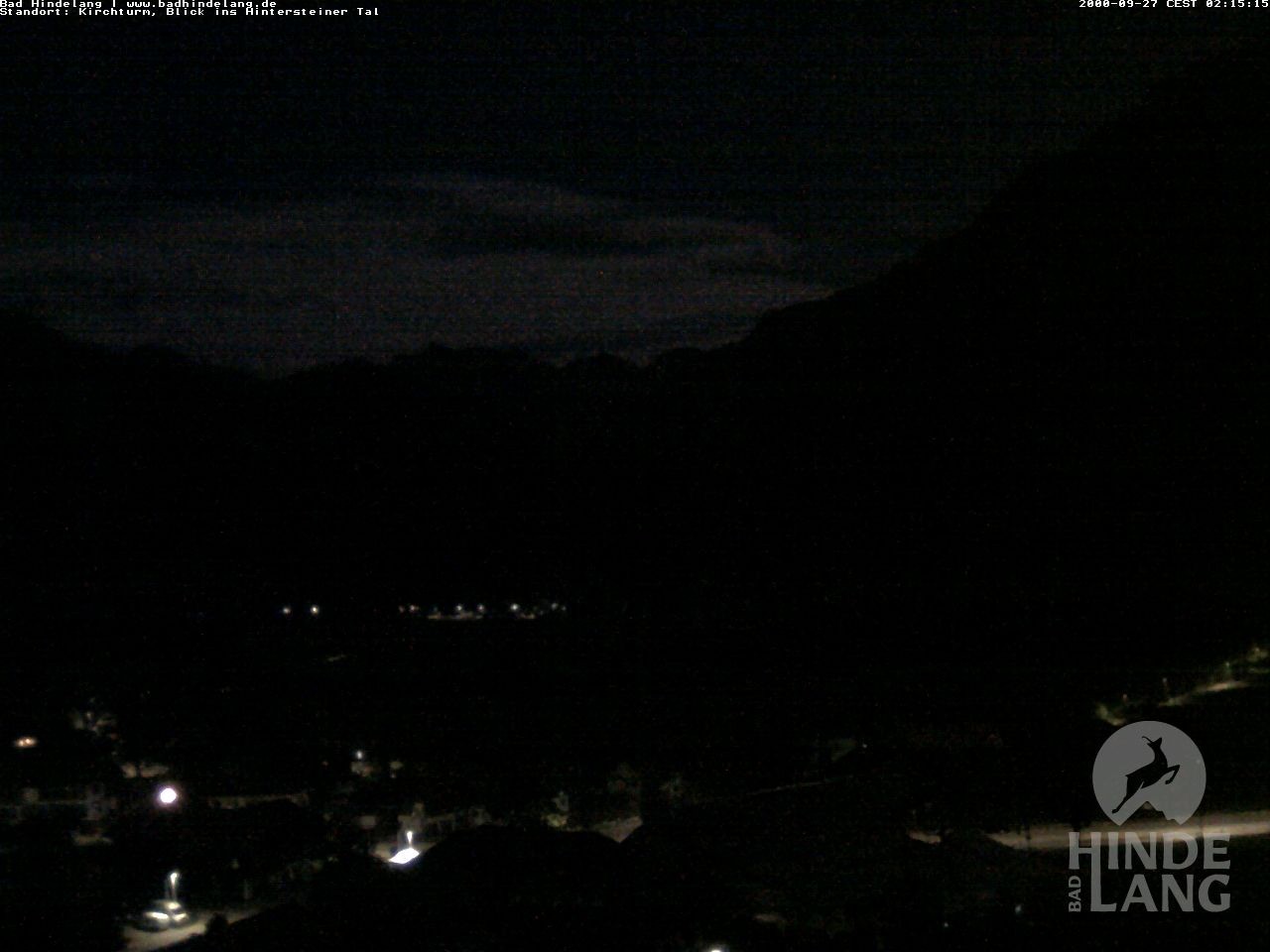 Archiv Foto Webcam Kirchturmblick Richtung Hintersteiner Tal