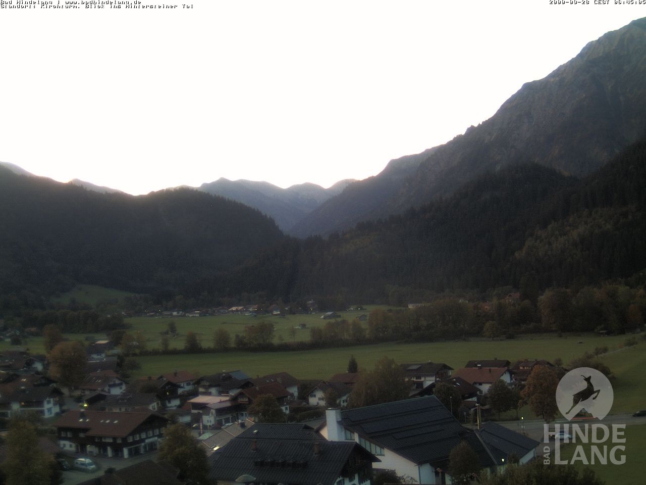 Archiv Foto Webcam Kirchturmblick Richtung Hintersteiner Tal