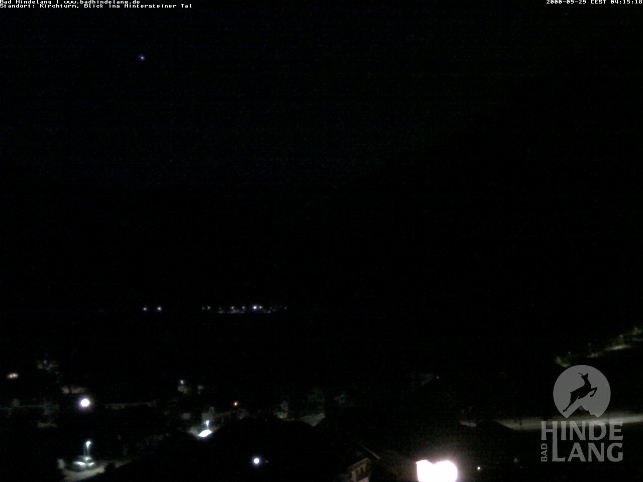 Archiv Foto Webcam Kirchturmblick Richtung Hintersteiner Tal
