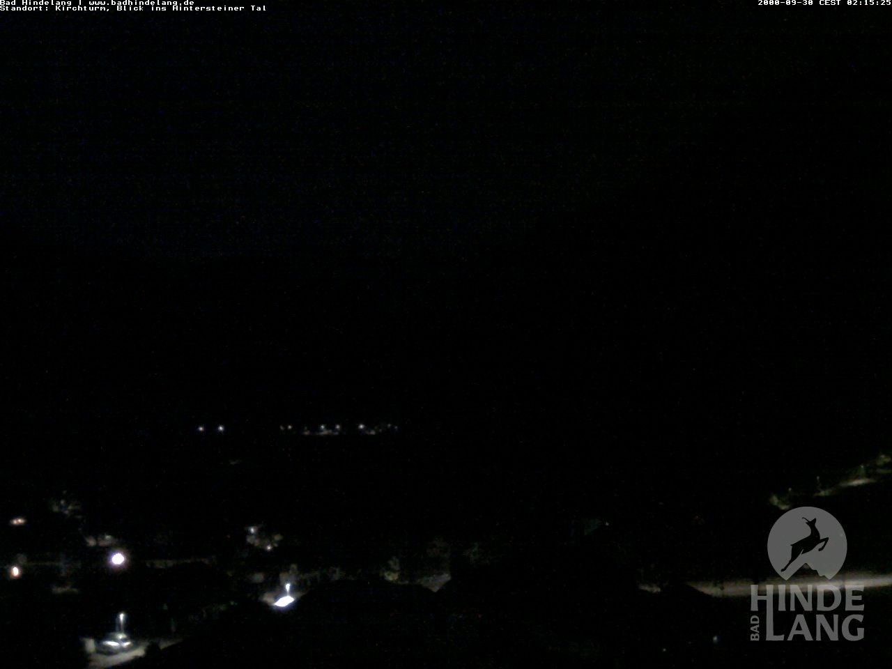 Archiv Foto Webcam Kirchturmblick Richtung Hintersteiner Tal
