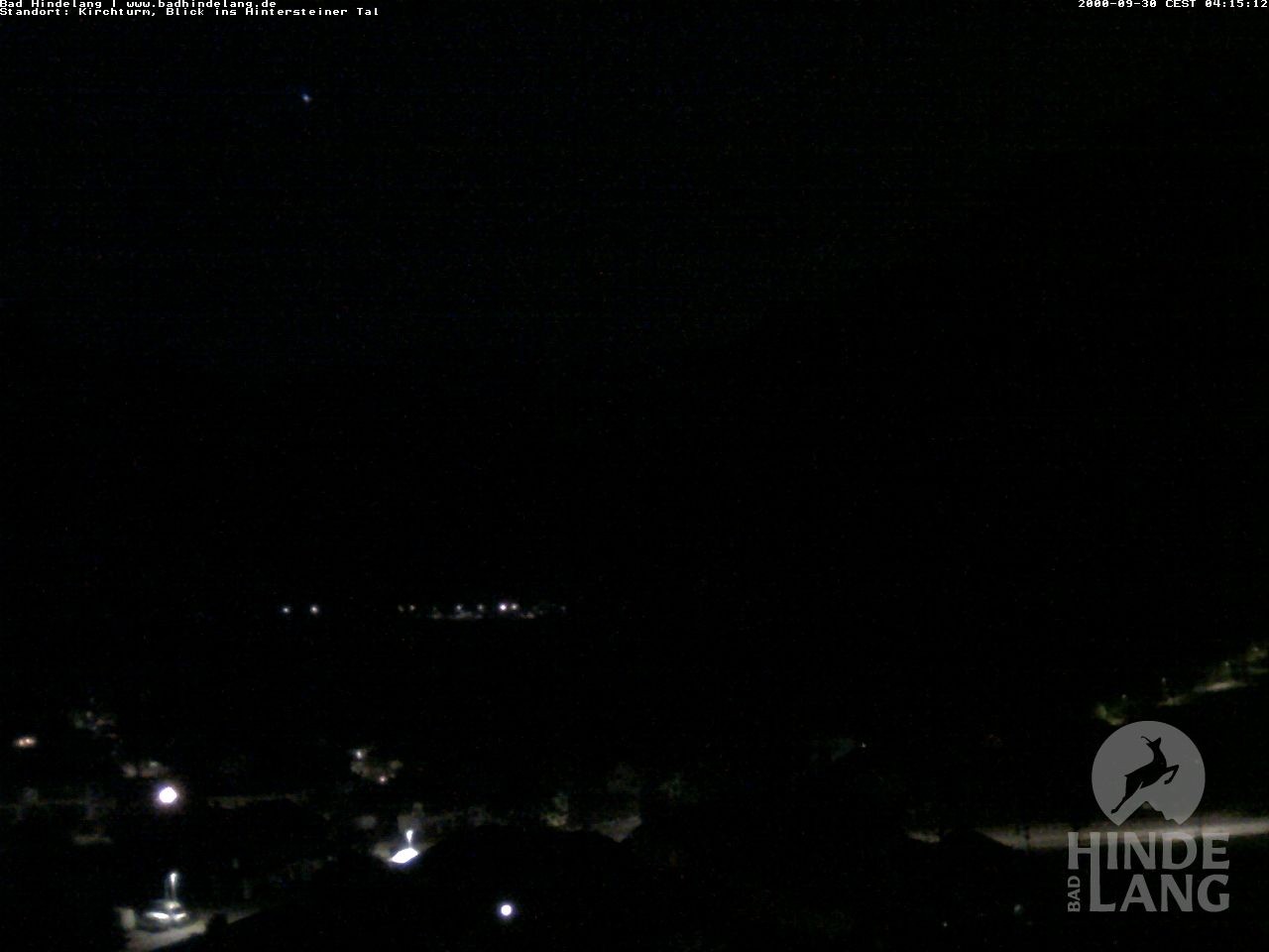 Archiv Foto Webcam Kirchturmblick Richtung Hintersteiner Tal