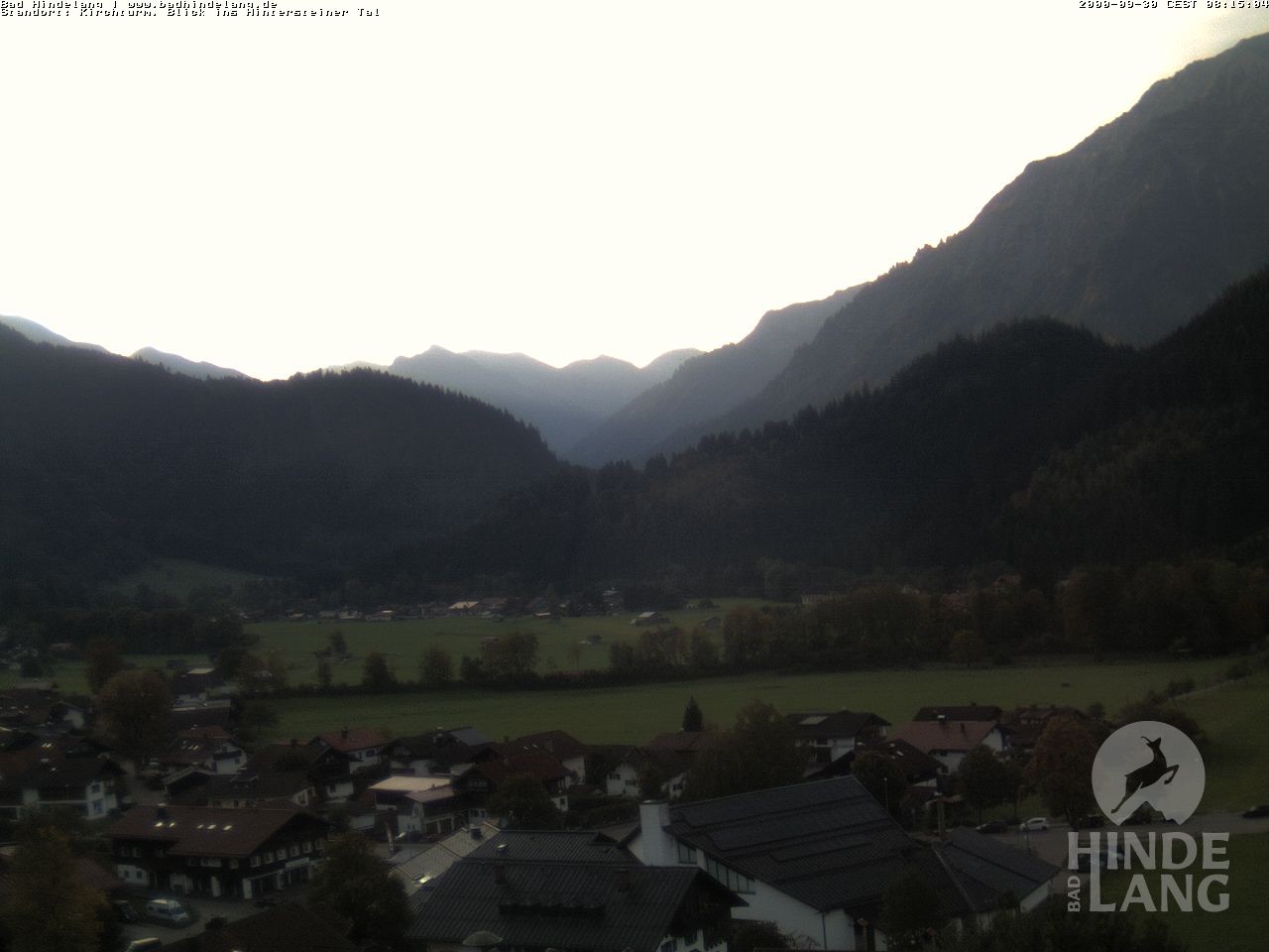Archiv Foto Webcam Kirchturmblick Richtung Hintersteiner Tal