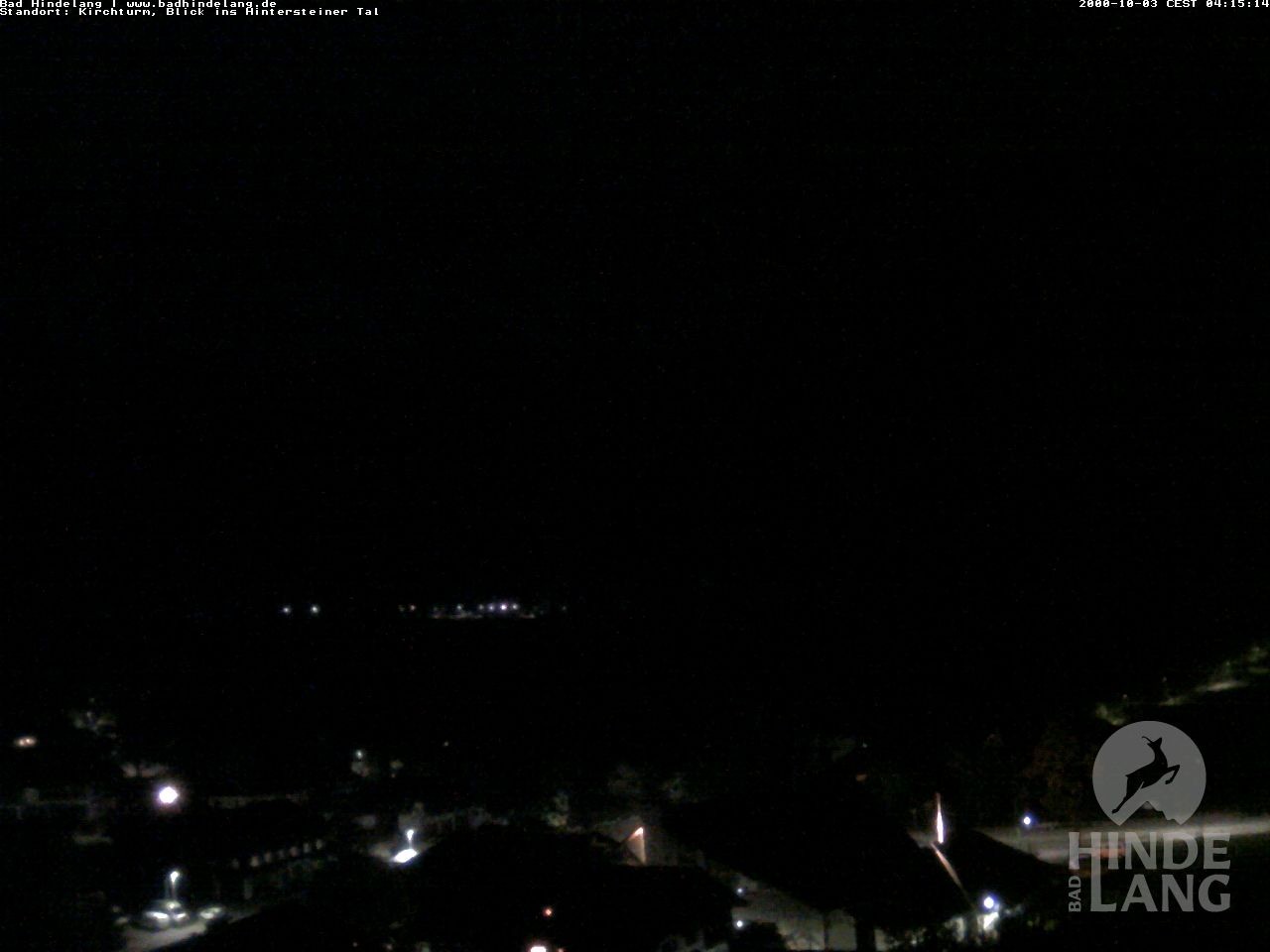 Archiv Foto Webcam Kirchturmblick Richtung Hintersteiner Tal