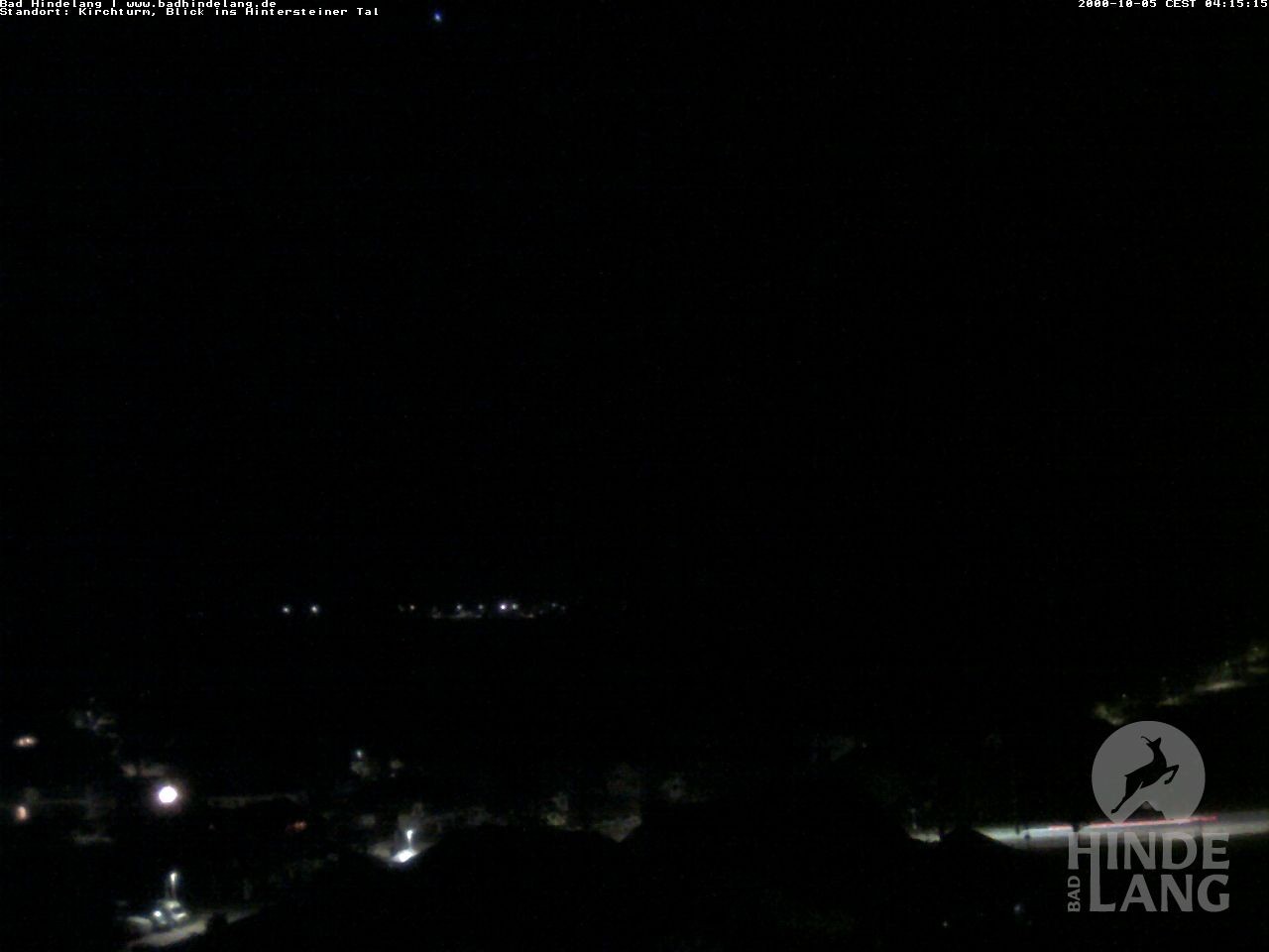 Archiv Foto Webcam Kirchturmblick Richtung Hintersteiner Tal