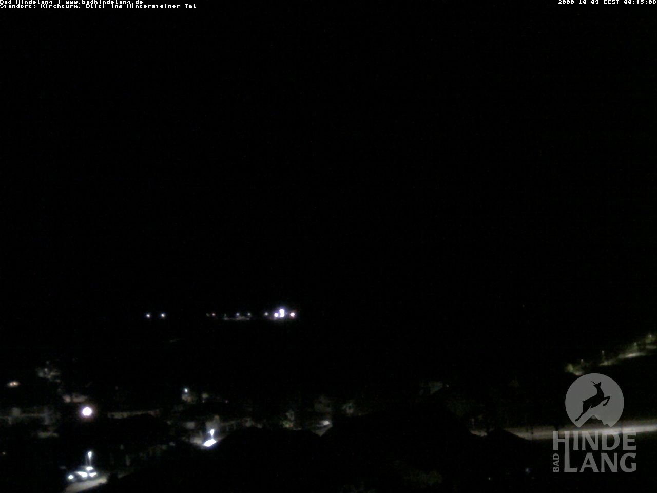 Archiv Foto Webcam Kirchturmblick Richtung Hintersteiner Tal