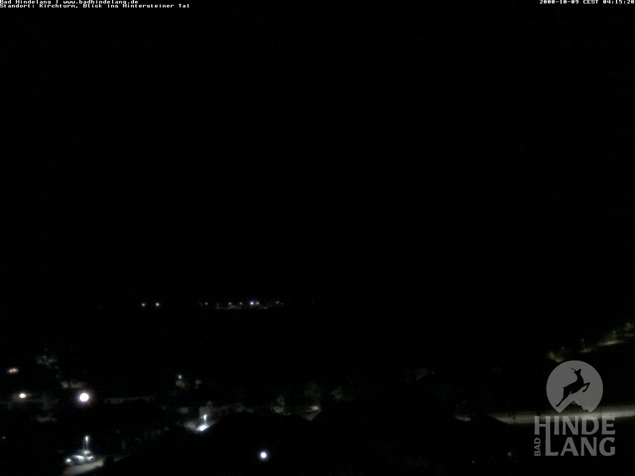Archiv Foto Webcam Kirchturmblick Richtung Hintersteiner Tal