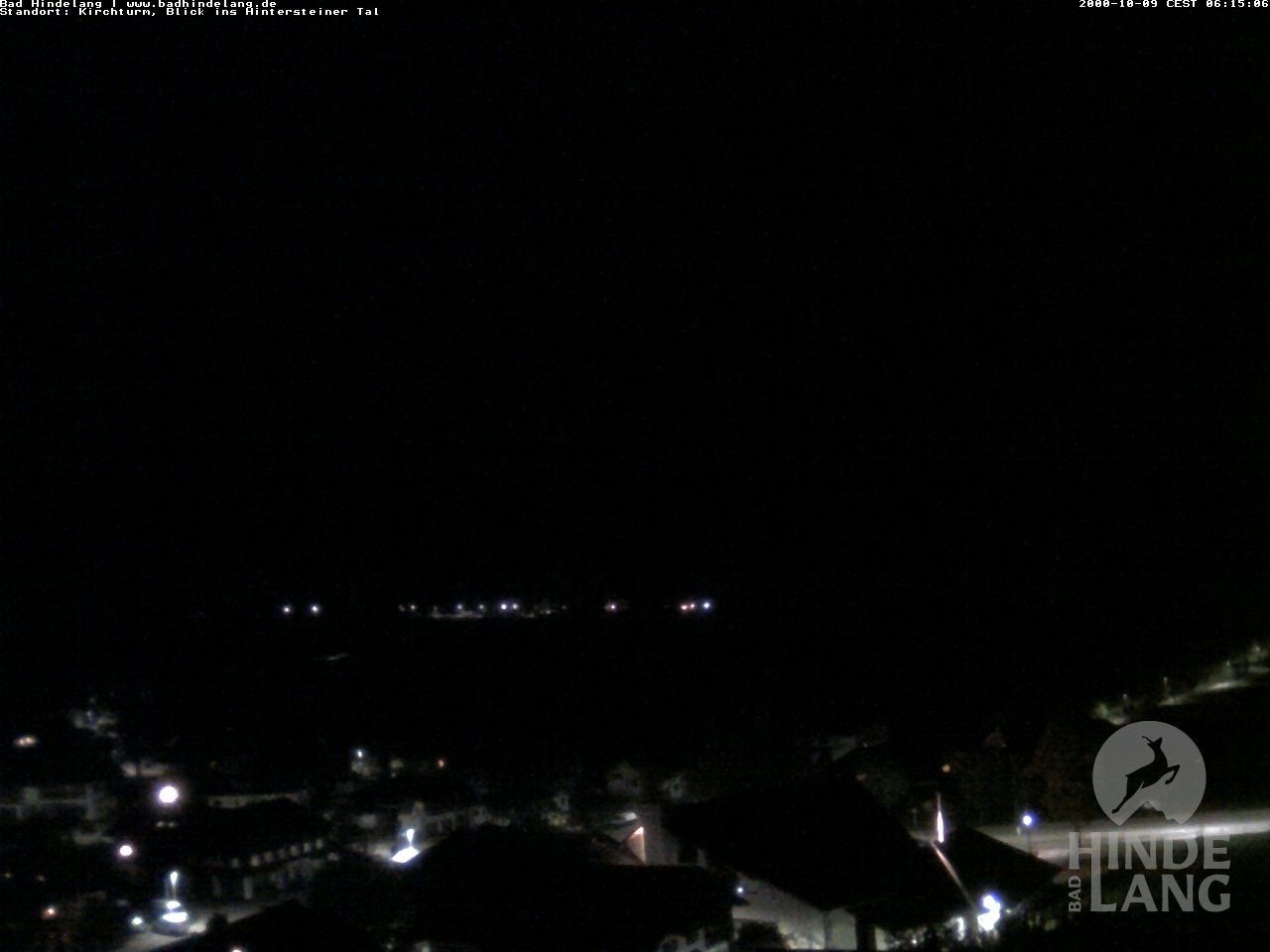 Archiv Foto Webcam Kirchturmblick Richtung Hintersteiner Tal