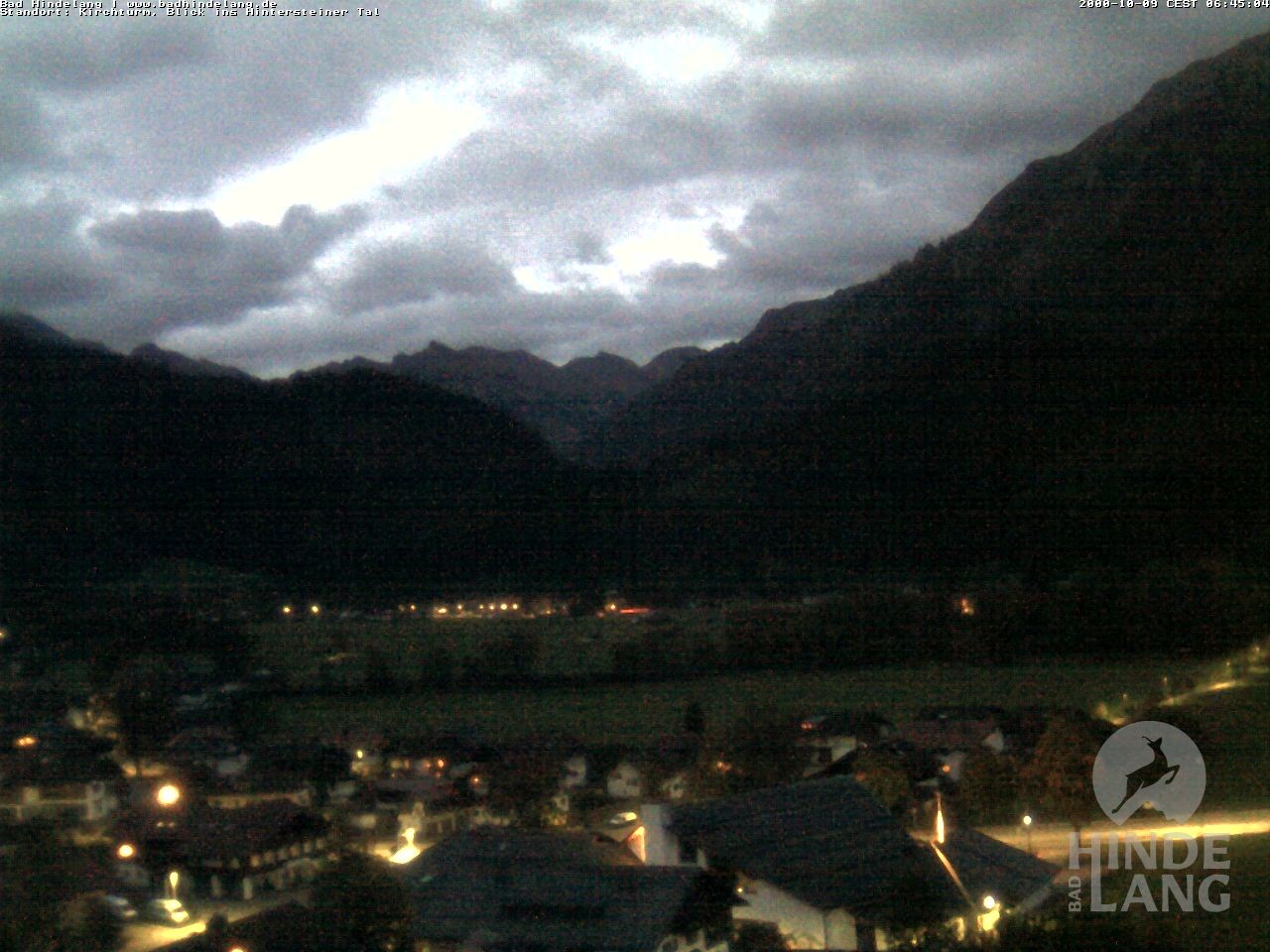 Archiv Foto Webcam Kirchturmblick Richtung Hintersteiner Tal