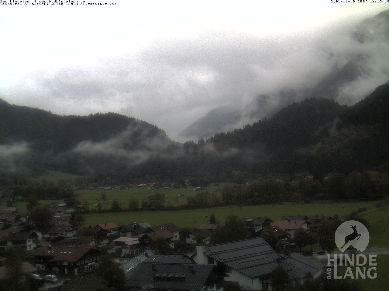 Archiv Foto Webcam Kirchturmblick Richtung Hintersteiner Tal
