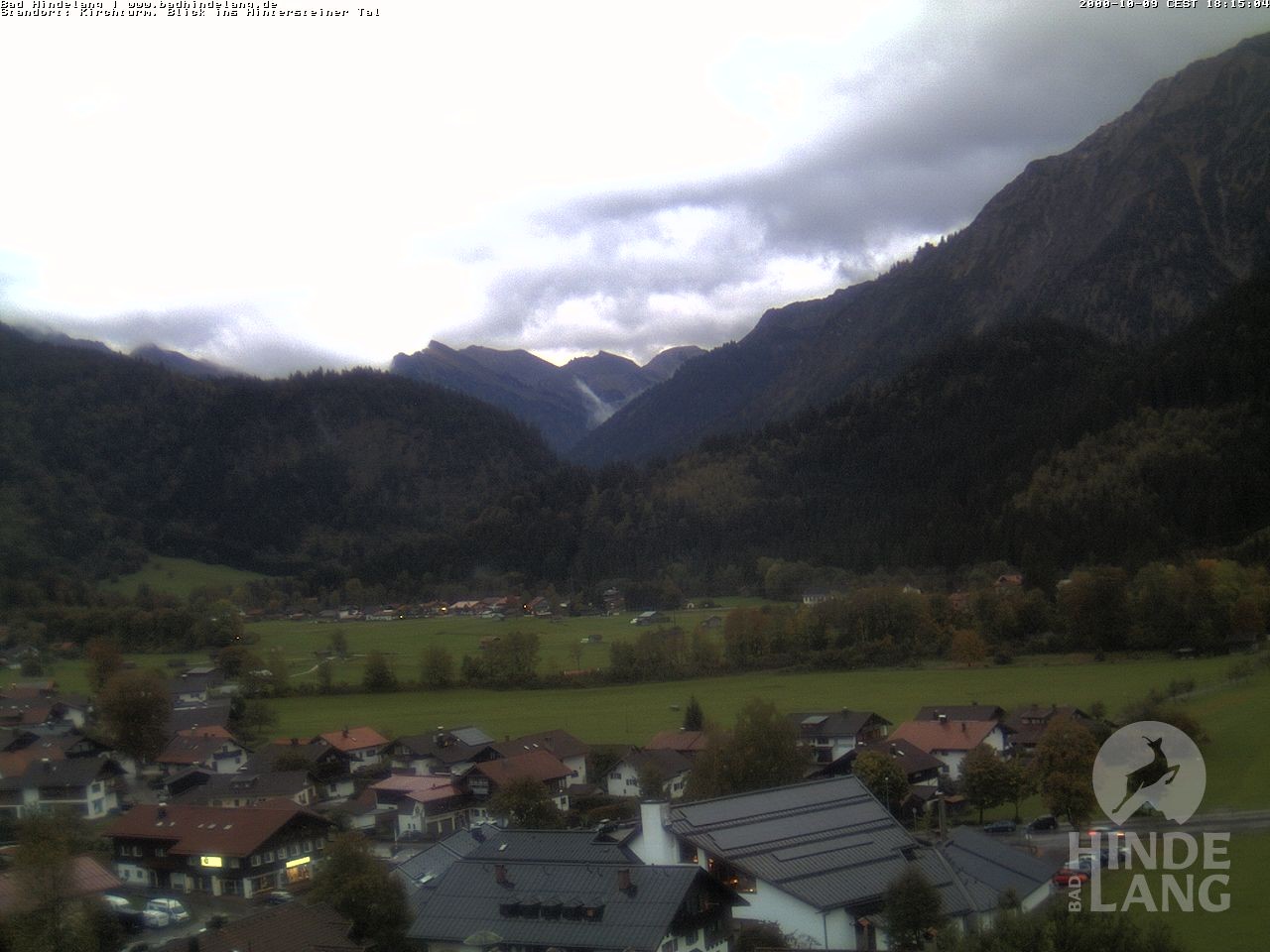 Archiv Foto Webcam Kirchturmblick Richtung Hintersteiner Tal