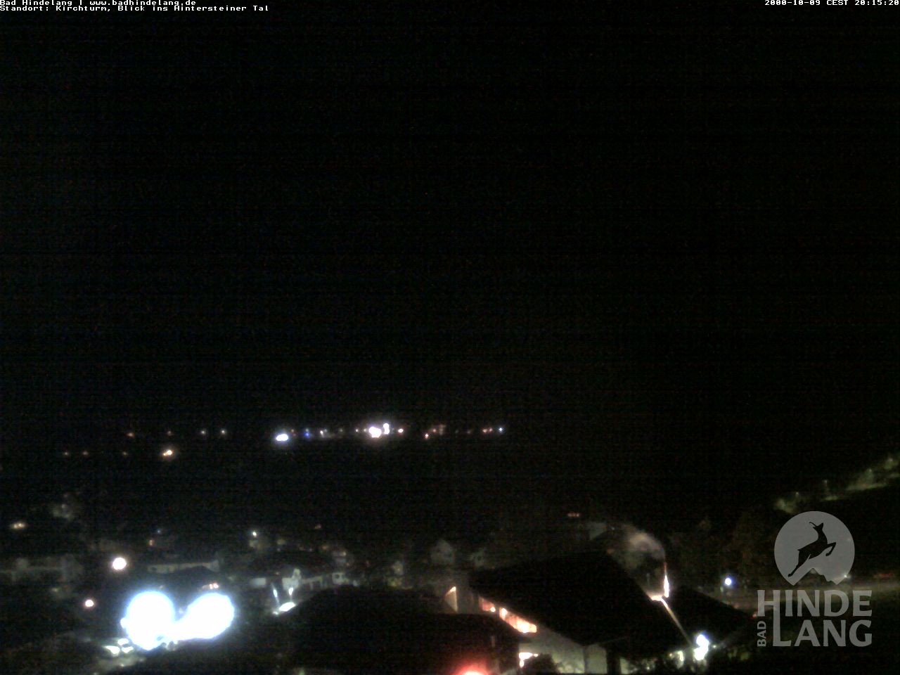 Archived image Webcam View of the church Bad Hindelang