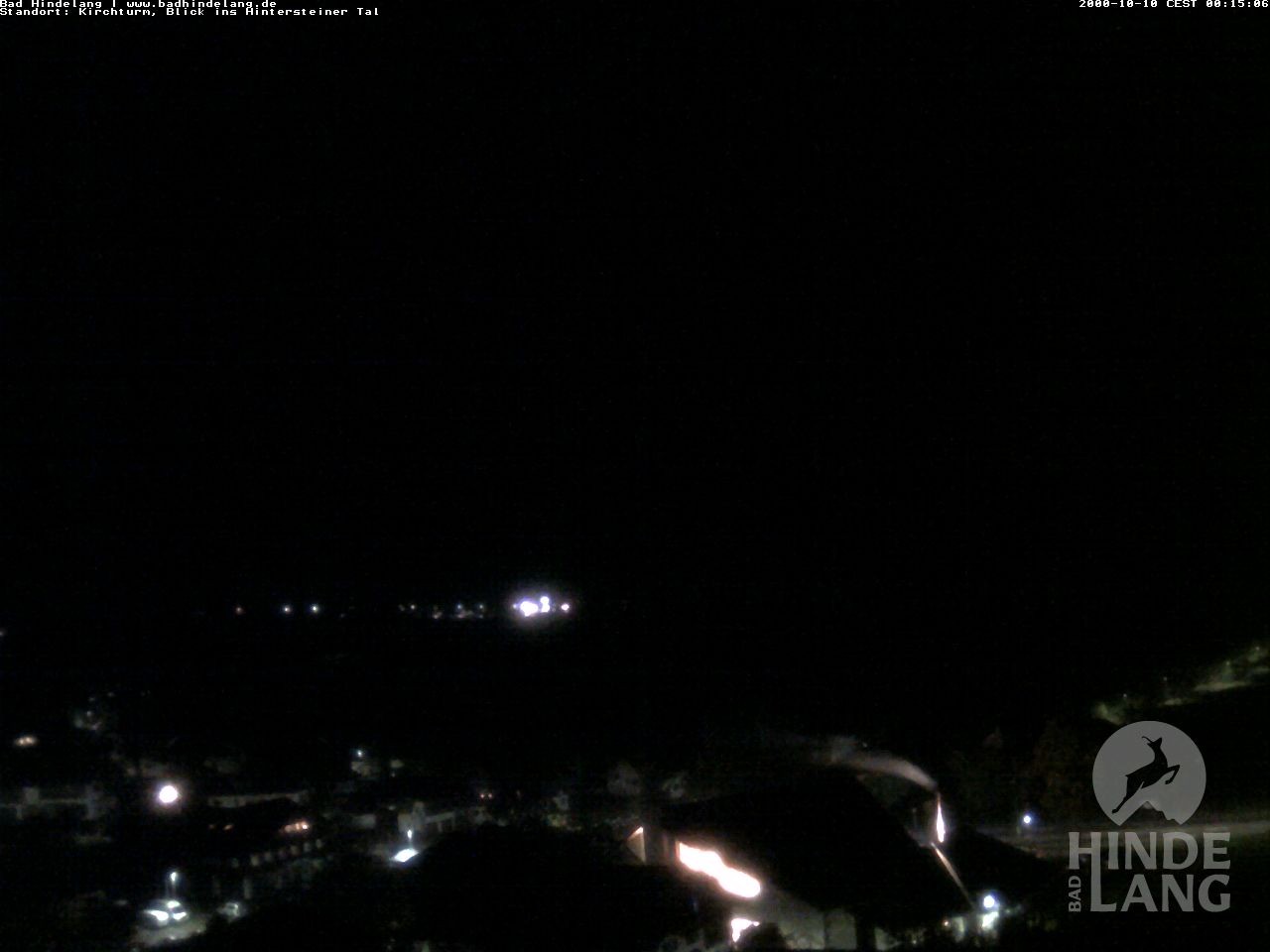 Archiv Foto Webcam Kirchturmblick Richtung Hintersteiner Tal