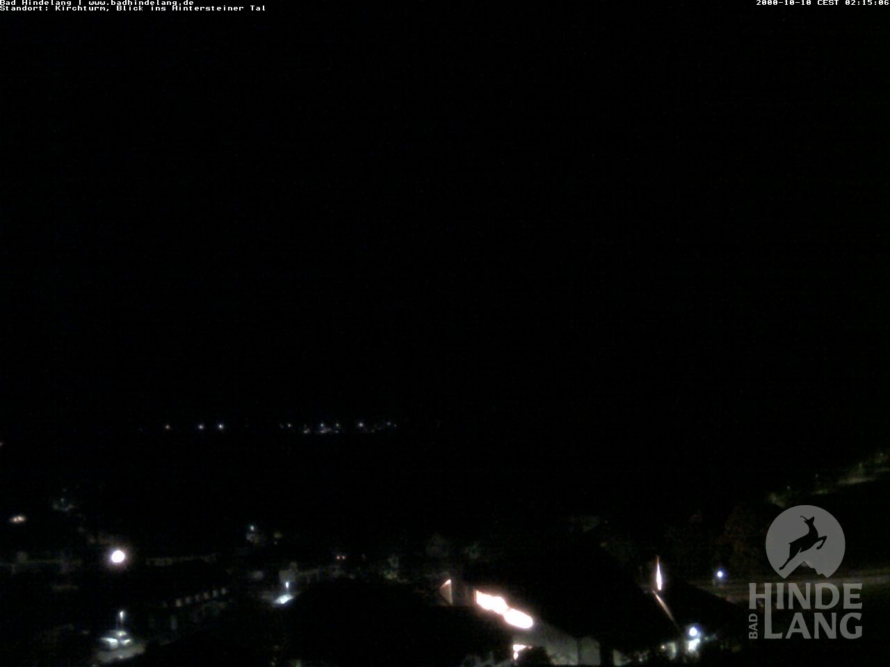 Archiv Foto Webcam Kirchturmblick Richtung Hintersteiner Tal