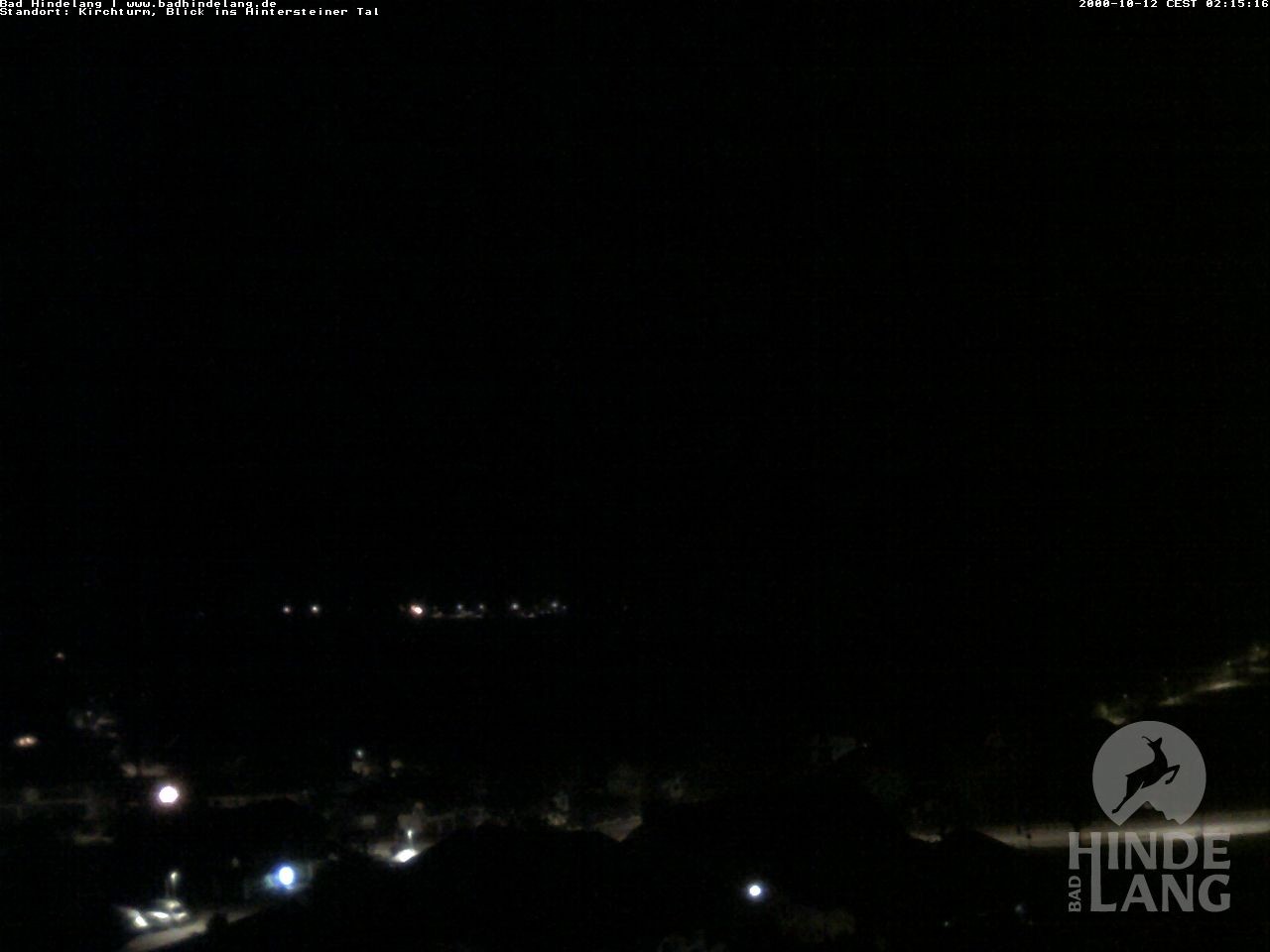 Archiv Foto Webcam Kirchturmblick Richtung Hintersteiner Tal