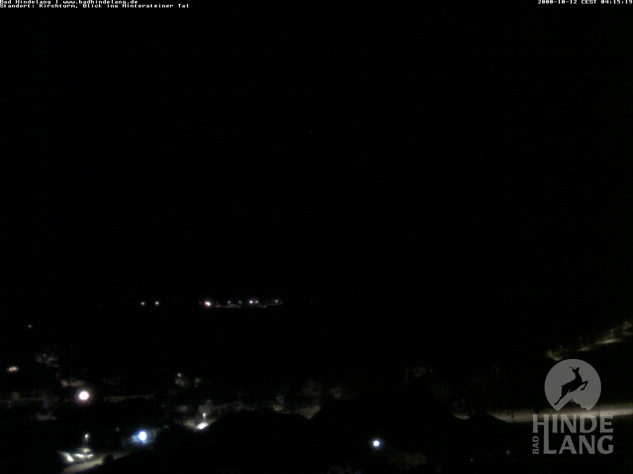 Archiv Foto Webcam Kirchturmblick Richtung Hintersteiner Tal