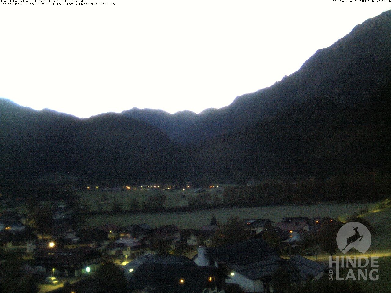 Archiv Foto Webcam Kirchturmblick Richtung Hintersteiner Tal