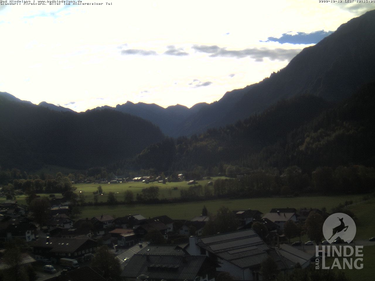Archiv Foto Webcam Kirchturmblick Richtung Hintersteiner Tal