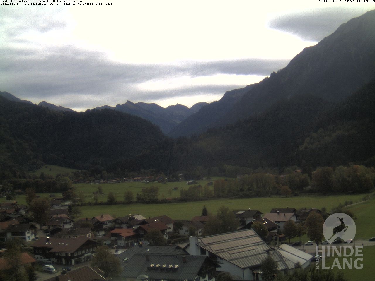 Archiv Foto Webcam Kirchturmblick Richtung Hintersteiner Tal