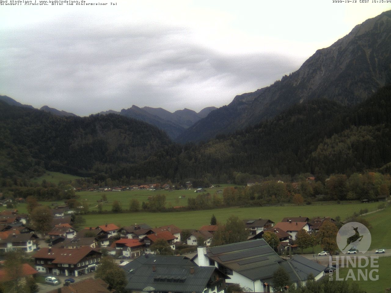 Archiv Foto Webcam Kirchturmblick Richtung Hintersteiner Tal